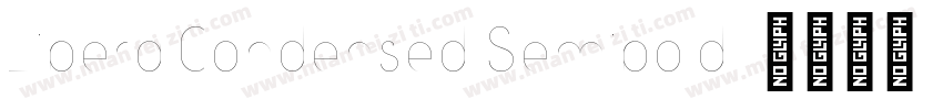 LiberalCondensed Semibold字体转换